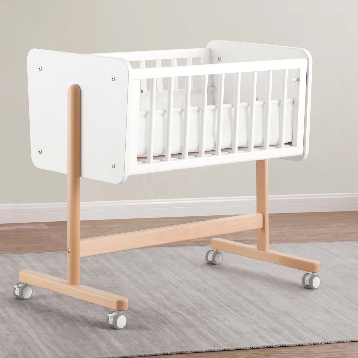 Easy Moveable Wooden Baby Nursery